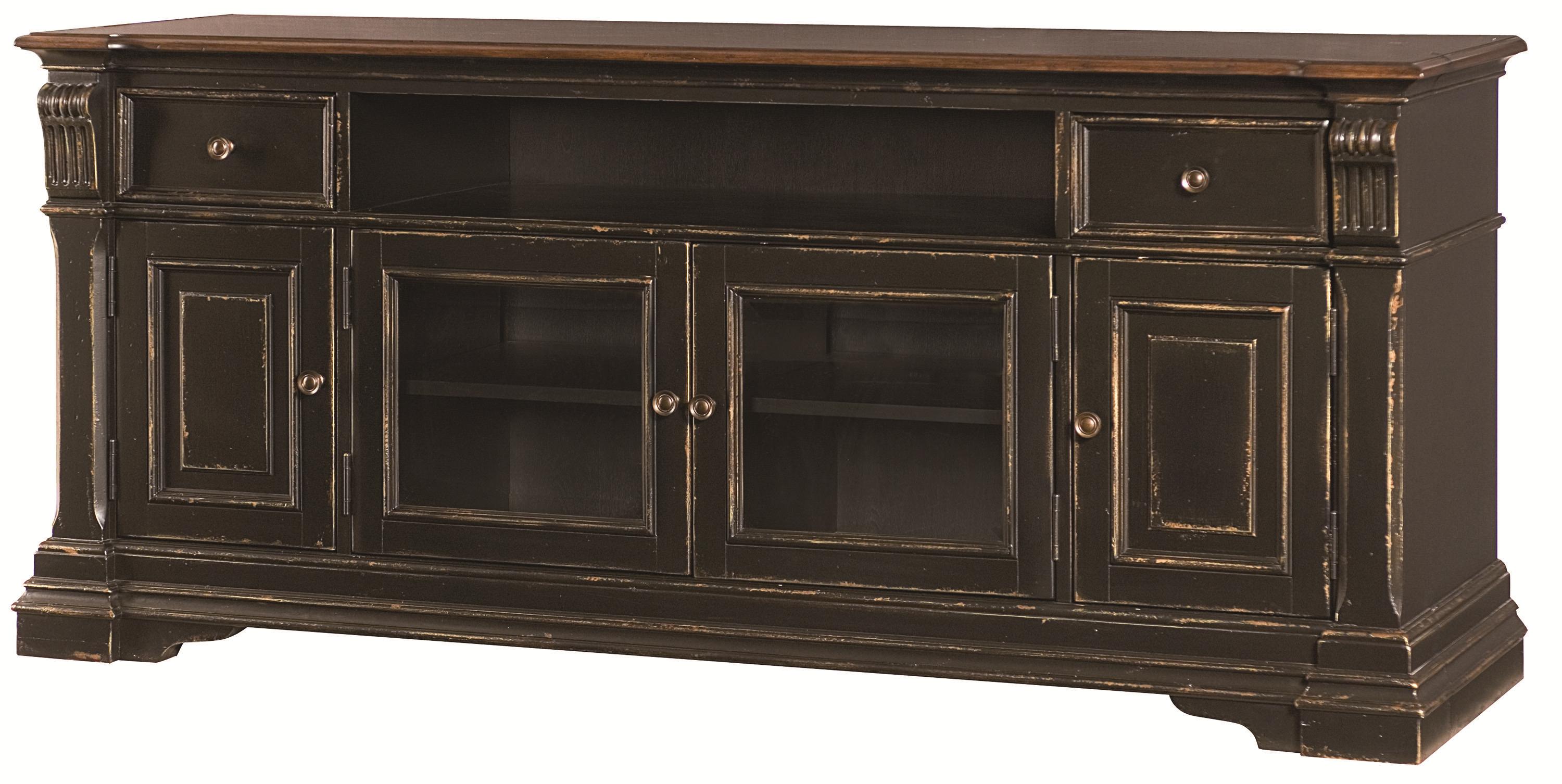Hammary Dorset 347585 Entertainment Console with 2 Glass Doors